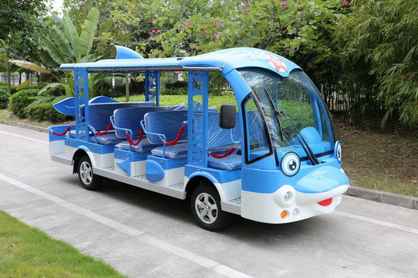 海豚卡通款電動觀光車